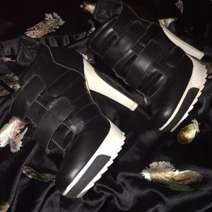 Sport casual fashion high heel sneakers